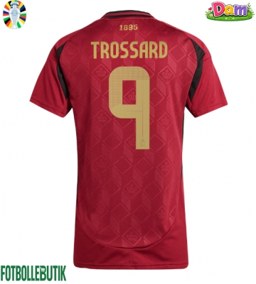 Belgien Leandro Trossard #9 Hemmatröja Kvinnor EM 2024 Kortärmad